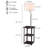 Squared Sofa Side Shelves Table Lamp With Power Station
