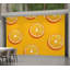 Murale pelez et collez de qualité supérieure - Motif de tranches d'orange-474345735