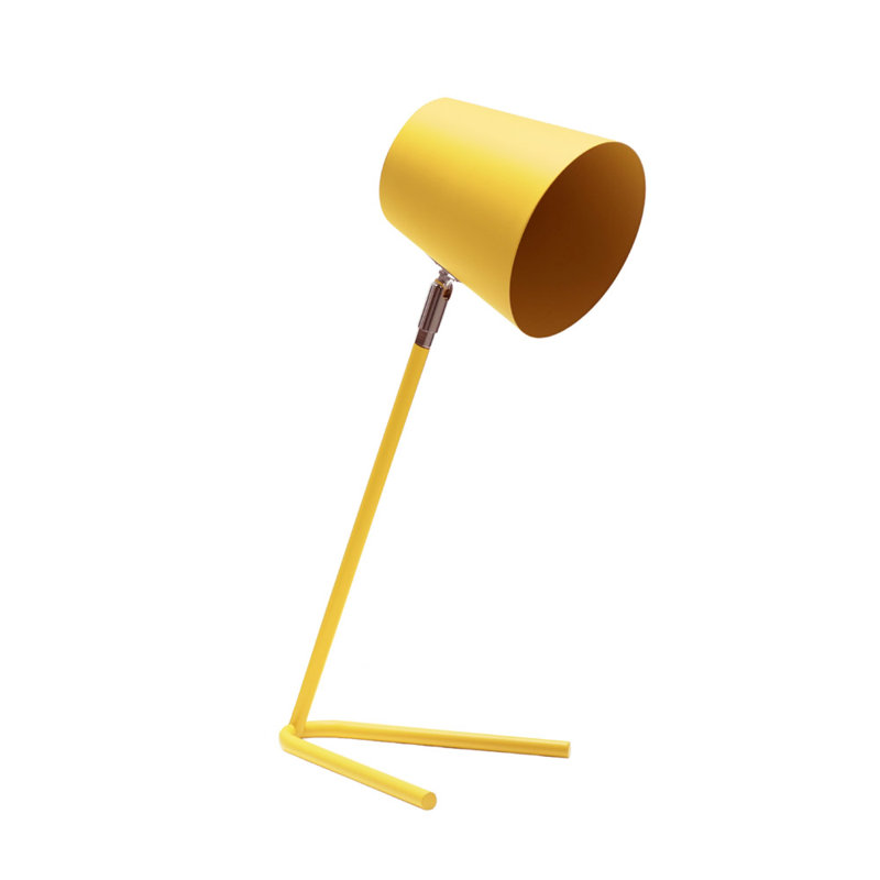 Rikkilee Metal Desk Lamp, Yellow