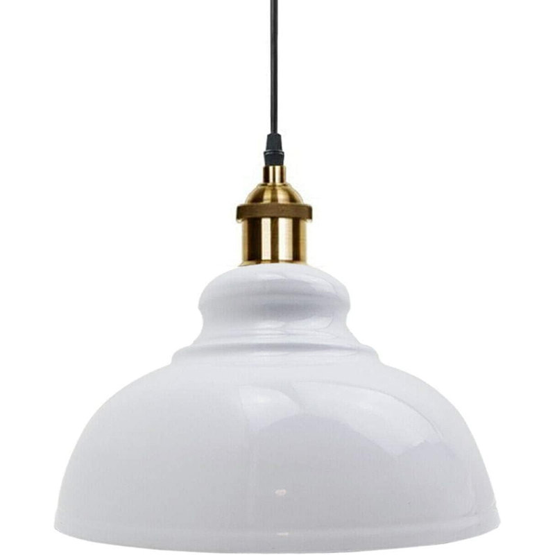 1 - Light Dome Pendant, White