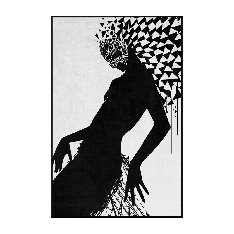 Tapis d'inspiration mondiale Osnat Masked Performer, 4 x 6