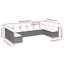 Ensemble de canapé de jardin Vidaxl-114254017