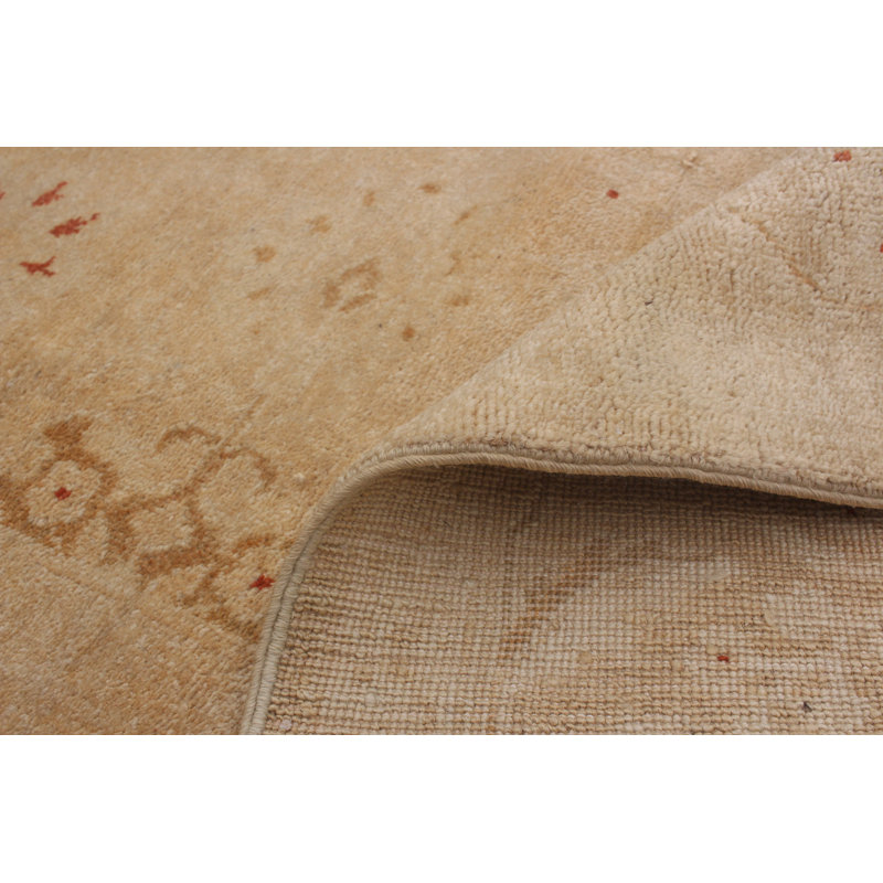 Tapis de zone en laine chobi 6 pi 2 po x 9 pi one-of-kind main-noué la 2010 Sissel