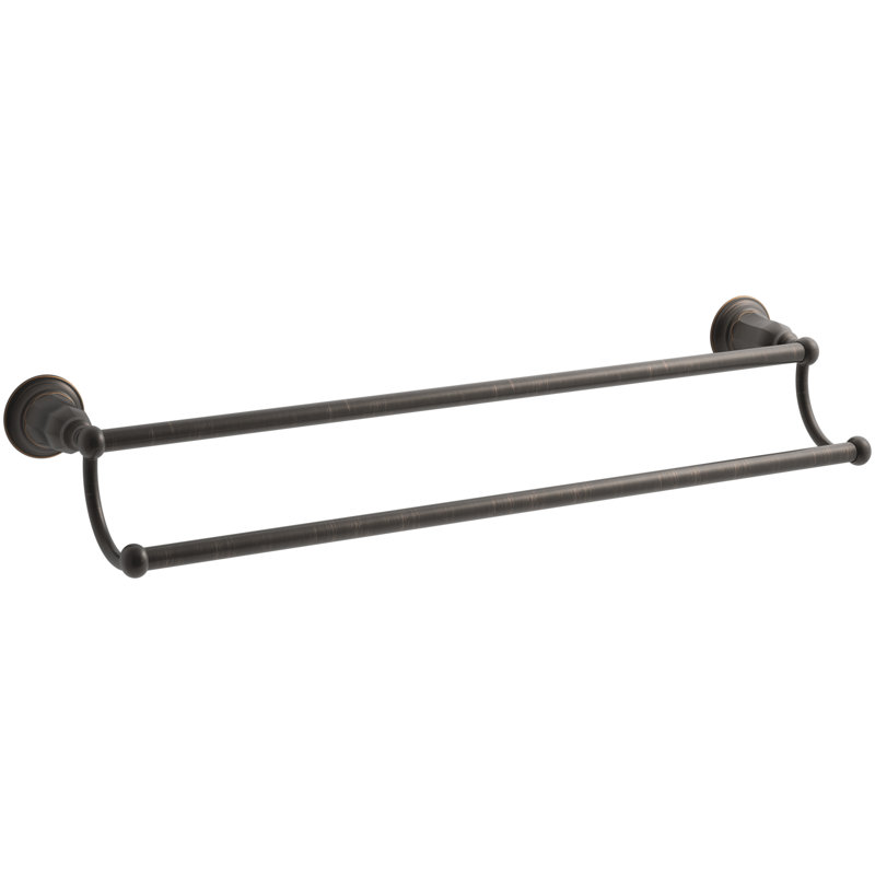 Kelston® Double 24" Wall Mounted Towel Bar, Oil Rubbed Bronze
