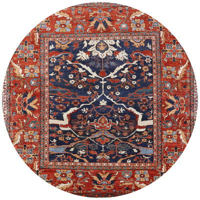 Tapis rouge / bleu / ivoire