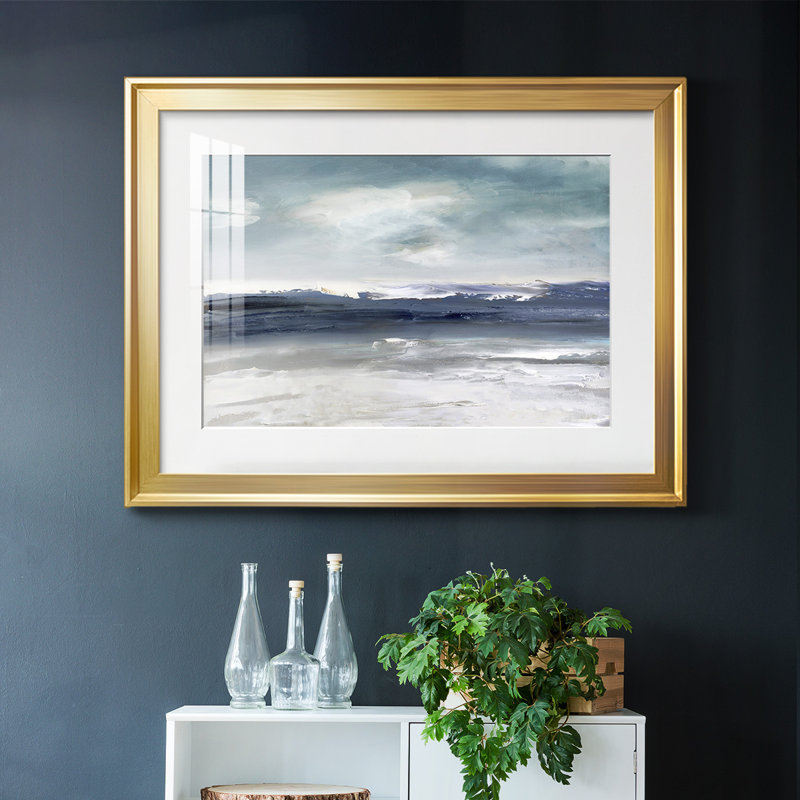 Beachcombers Paradise, reproduction d'art encadrée, Or, H 30 po x l 44 po x P 1,5 po
