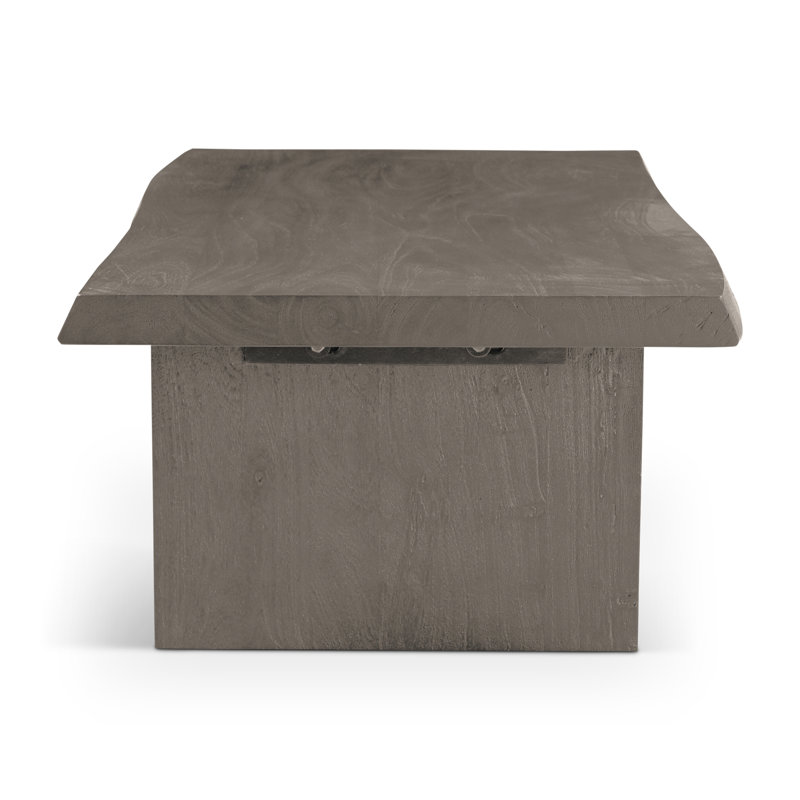 Brooks Coffee Table, Sandblasted Gray