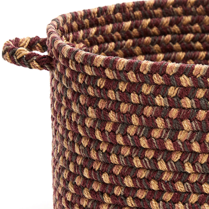 Panier en tissu Bar Harbor, H 8 po x l 10 po x P 10 po, 23 pintes, Brun foncé