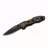 Folding Pocket Knife 3 in/7.6 cm 7Cr17Mov Blade Aluminum Handle Sharp