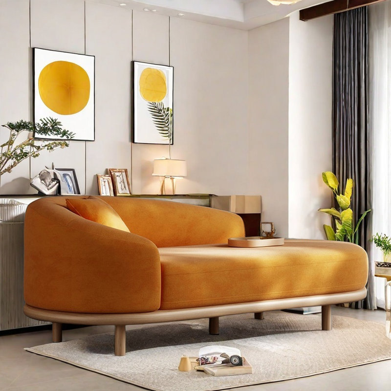 Chaise longue - confortable et magnifique, Orange