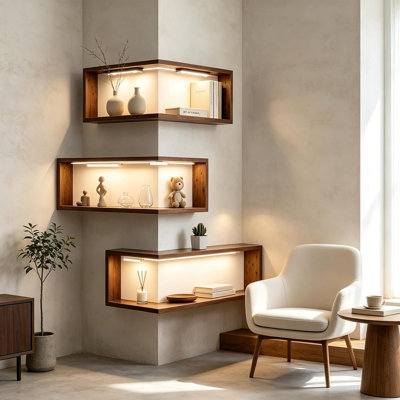 3 -Piece Corner Shelf
