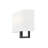 Textile - Callie ADA 3-Light Wall Sconce - White Linen Fabric Shade-100943184