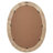 Nabia Rattan Oval Wall Mirror