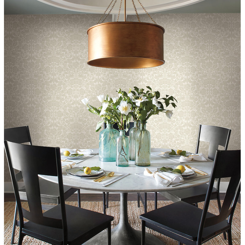 Black Fairy Tales Wallpaper, Beige