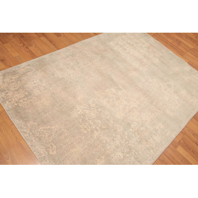 Harlow One-of-a-Kind 5' x 7' Rectangle Wool Area Rug in Beige