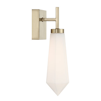 Leland 1-Light Wall Sconce in Noble Brass by Dann Foley