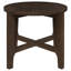 Ensemble de tables basses trois pièces avec plateaux encastrés et pieds robustes