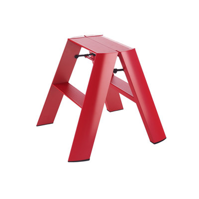 lucano 2 - Step Aluminum Lightweight Folding Step Stool