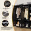 4-Door Armoire with High Gloss Finish and LED Lights-822633703