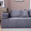 Canapé modulaire réversible en velours côtelé de 104,5 po Boneless, canapé modulaire en L entièrement converti avec méridienne