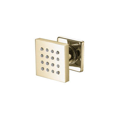 Victoria movable chrome square body jets, 4-Pack