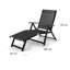 140cm Long Reclining Single Chaise-42115043