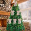6 pièces de décoration de Noël, nœuds d'arbre de Noël faits à la main, décorations de Noël pour la maison-477283082