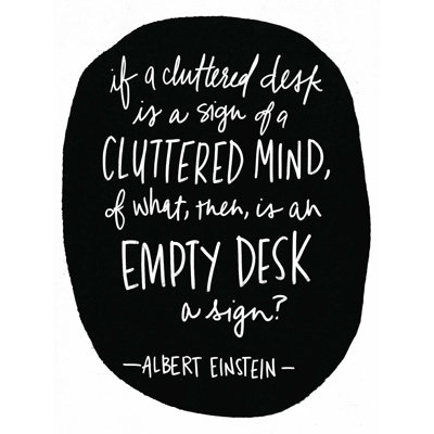 Einstein Quote - Toile tendue, art textuel
