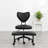 Modern Meditation Chair With Lumbar Support, Adjustable Cushion & 360° Swivel For Home Office