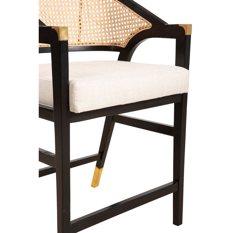 Royce 38" Tall Counter Stool, Black