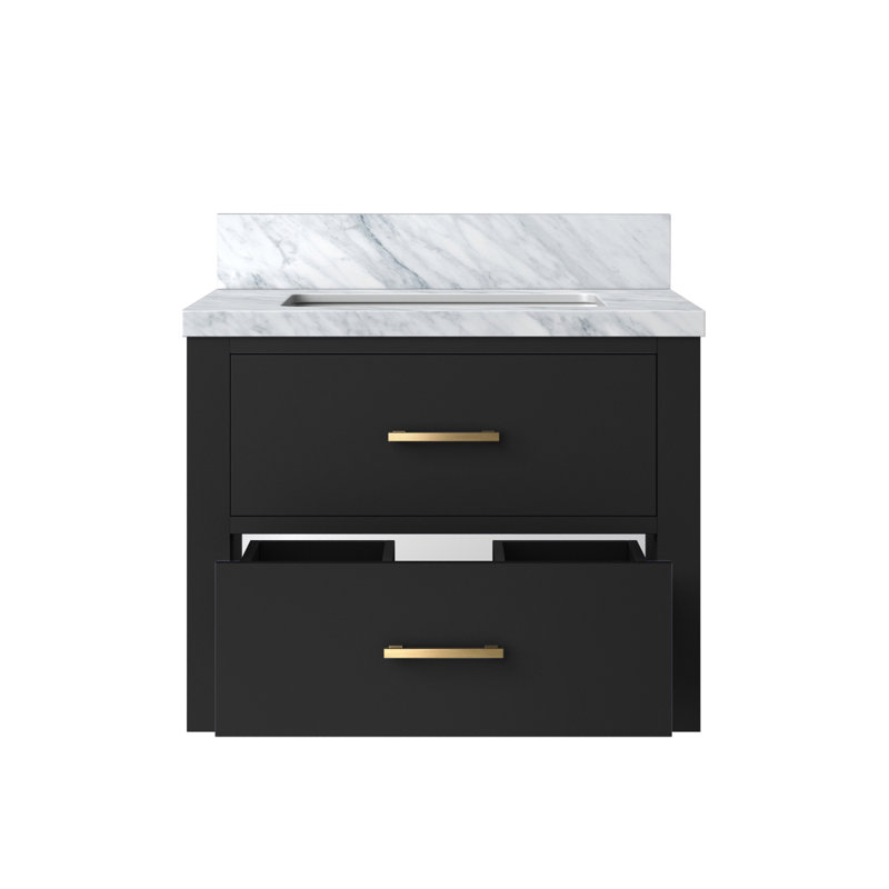 Tuckerton Double Bath Vanity, White, White Cultured Marble, 36"