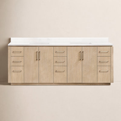 Cloverfield 84'' Double Bathroom Vanity