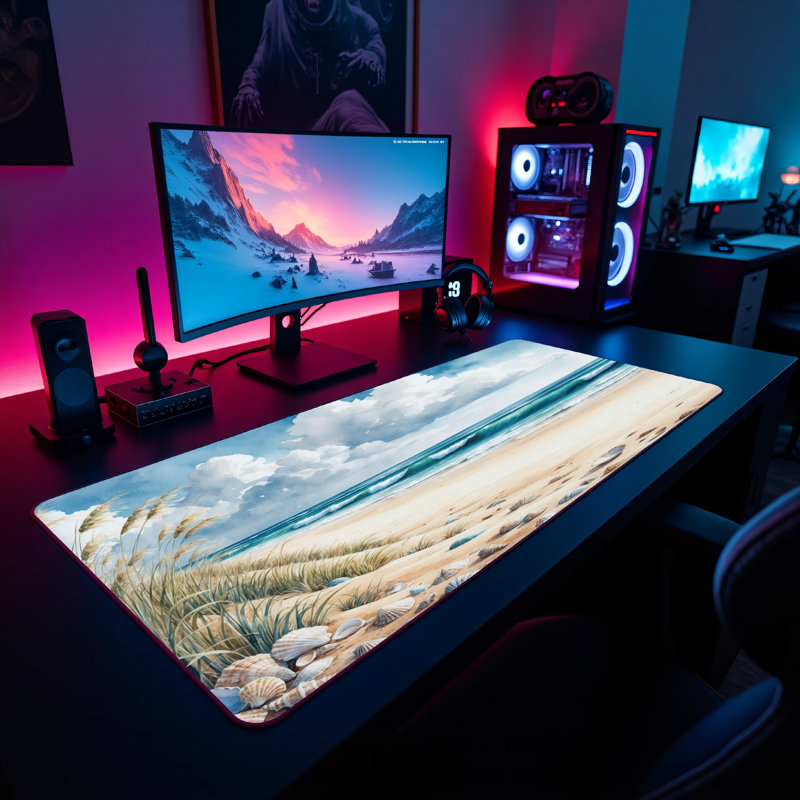 Polyester Desk Pad, 31.5x15.5
