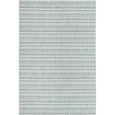 Tapis d'extérieur scintillant bleu clair