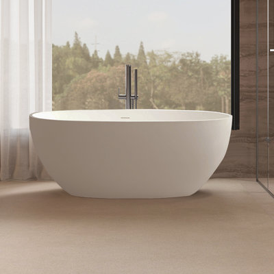 59'' x 29.5'' Soaking Solid Surface Bathtub