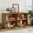4-Door Large Storage Buffet Cabinet With Glass Doors, Arched Cabinet With Adjustable Shelves For Kitchen, Dining Room And Living Room-22309974