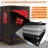 2 Person Full Body Portable Steam Sauna Tent, Home Spa Insulated Sauna Box with Dual Steamers, 2 Folding Chairs, Triple Windows & Practical Hooks