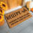 Clontarf 28 in. x 16 in. "Welcome-Ish" Indoor/Outdoor Coir Doormat