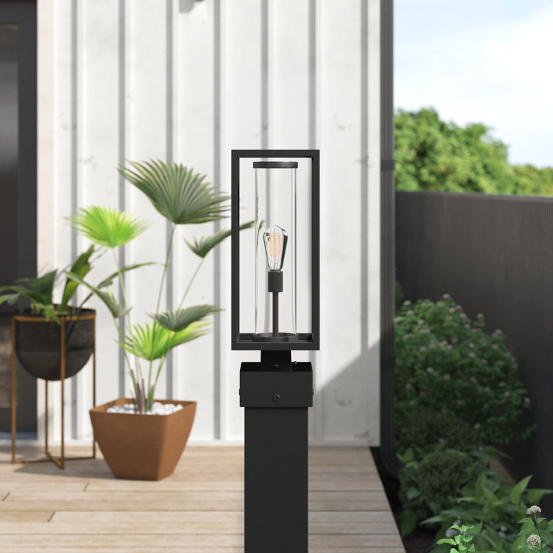 Tête de lanterne 1 lumière Bello, Noir