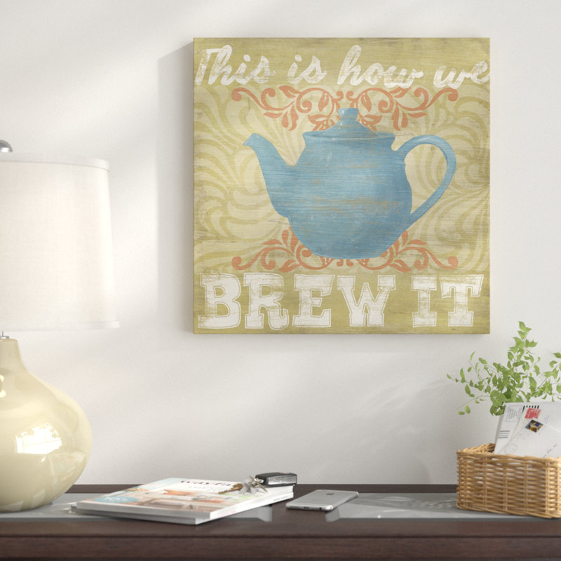 « hip cuisine i », impression sur toile, H 12 po x l 12 po x P 0,75 po, Pas de tapis, Toile tendue