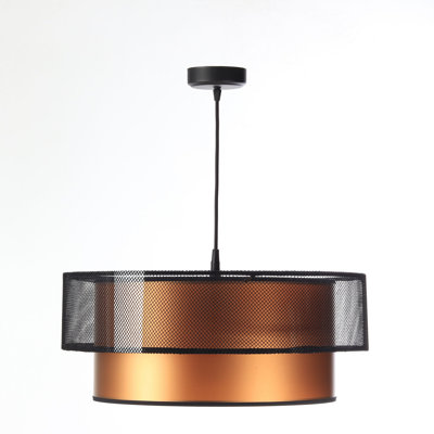 Kawamoto 1 - Light Silver Drum Pendant