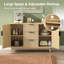 Armoire de rangement l 47,2 po avec 3 tiroirs-2013560118