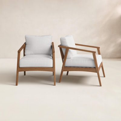 Akiva Eucalyptus Patio Lounge Chair