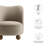 Monroe Boucle Fabric Accent Chair-104318235