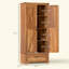 Armoire de cuisine, armoire avec tablettes réglables
