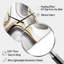 «Abstract Geode Marble Waves», horloge murale abstraite-106198727