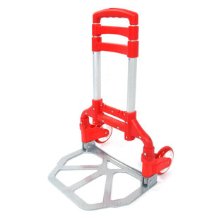 165 lb. Capacity Portable Aluminium Rolling Folding Luggage Hand Truck Dolly