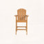 Ensemble de 2 chaises longues Adirondack avec plateau central, matériau durable pour les hanches-150948795