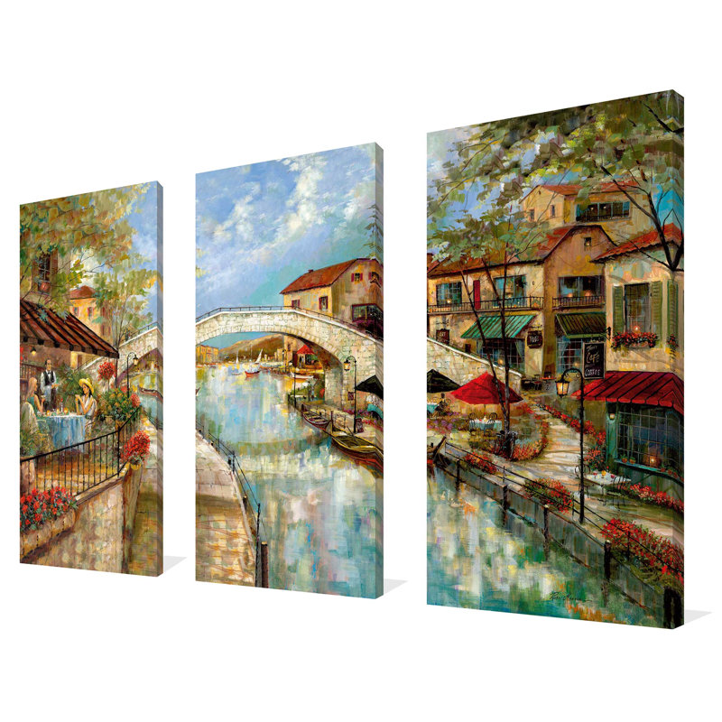 "A Day To Reminisce", ensemble de 3 impressions sur toile