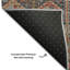 Tapis rouge Cerrito AMF574 lavable à la machine de qualité supérieure-104099936